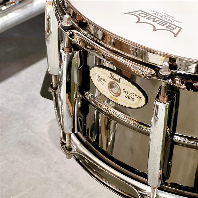 Used_SensiTone_Elite_Snare_Drum_Limited_Edition_(14__x_6_5_)，_model_STE1465BRN__04