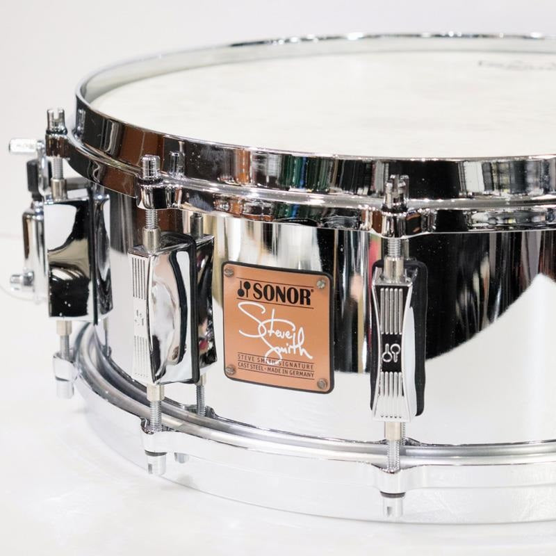Used_Steve_Smith_Signature_Snare，_14__x_5_5_，_SSD11-1455STS_(Semi-hard_case_included)_02