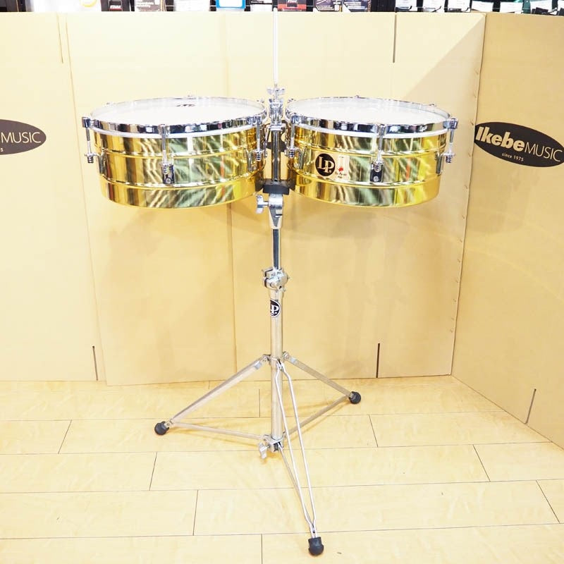 Used_Tito_Puente_Timbales_LP257-B_[14_&_15_Solid_Brass_Shells]_01