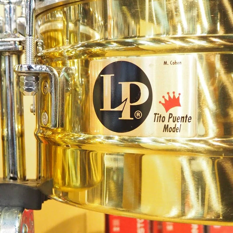 Used_Tito_Puente_Timbales_LP257-B_[14_&_15_Solid_Brass_Shells]_02
