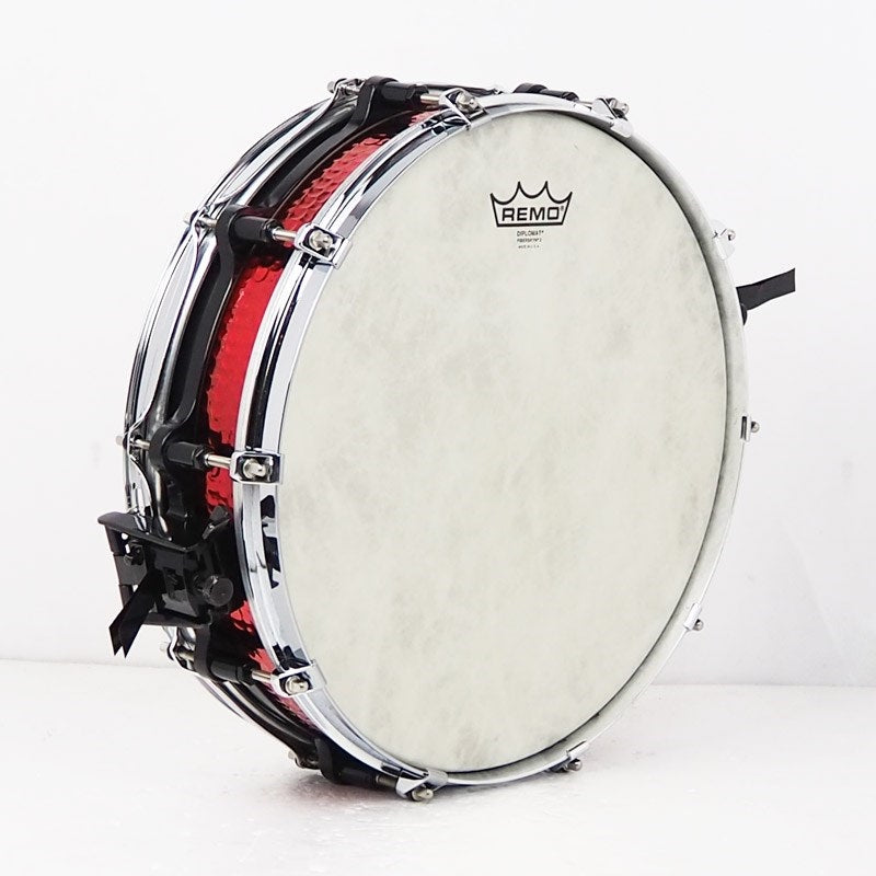 Used_YA1435_[yukihiro_Signature_Hammered_Brass_Free_Floating_Snare_Drum_14x3_5]_04