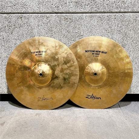 Used_Zildjian_New_Beat_HiHat_14_pair_Brilliant_Finish_[1005g_1240g]_01
