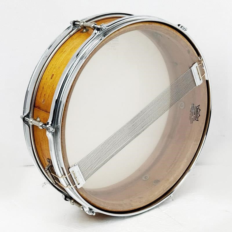 VINTAGE_1930s_Ludwig_&_Ludwig_#46_Pioneer_Model_Maple_solid_Shell_14×4_Snare_Drum_05