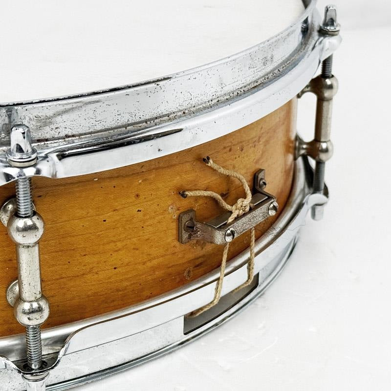 VINTAGE_1930s_Ludwig_&_Ludwig_#46_Pioneer_Model_Maple_solid_Shell_14×4_Snare_Drum_07