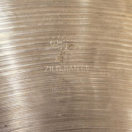 VINTAGE_1950's_A_Zildjian_Ride_20__[2_Rivet_Holes]_[1955g]_04
