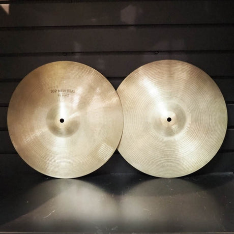 [VINTAGE]70s_A_Zildjian_New_Beat_HiHat_14_pair_[Top_1010g_Bottom_1432g]_01