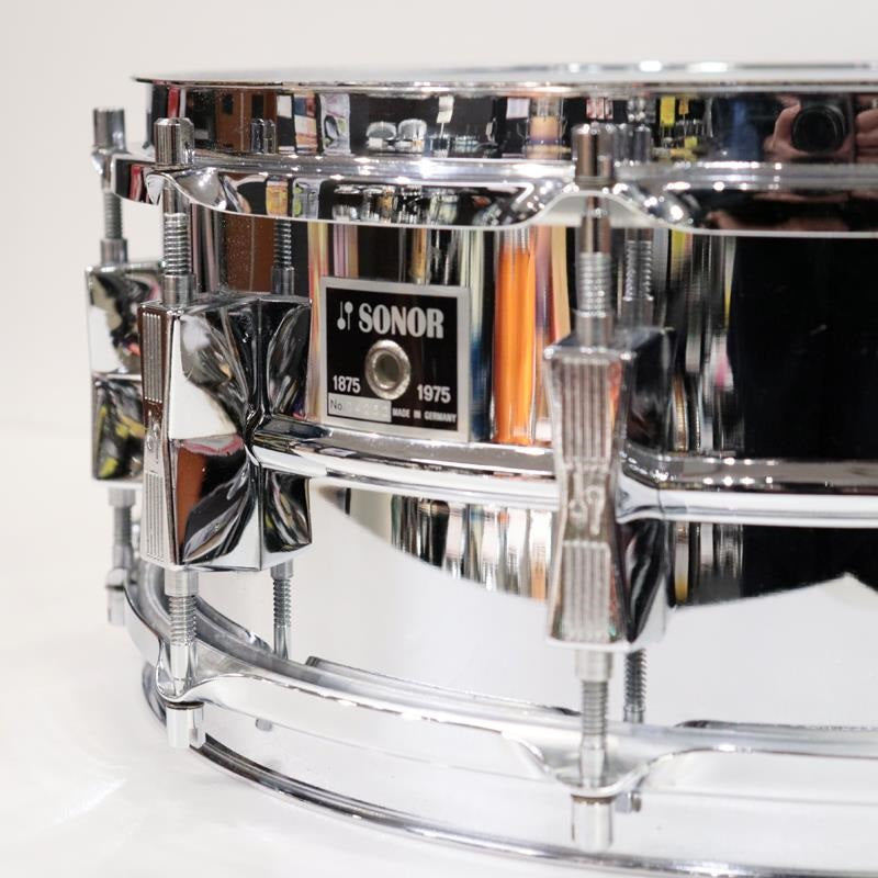 VINTAGE_D-505_[Phonic_Snare_Drum___Ferromanganese_Steel]_[100th_Anniversary_Badge]_02