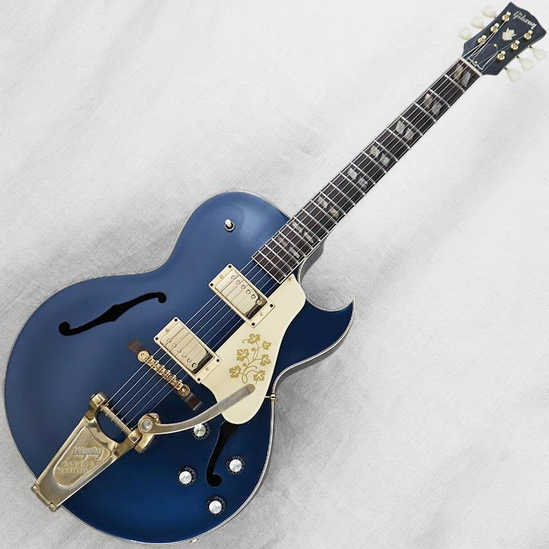 VINTAGE_ES-295_'54_late50's_Style_Conversion_Refinish_Dark_Pelham_Blue_01