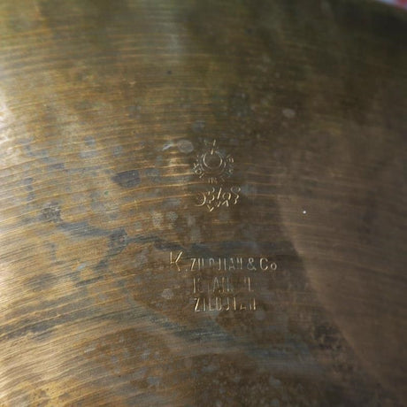 VINTAGE_Istanbul_K_Zildjian_Ride_18_Newer_new_stamp_(1972-1977)_[1562g]_11