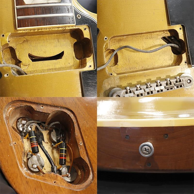 VINTAGE_Les_Paul_Model_'55_1957_Style_Conversion_Goldtop_07