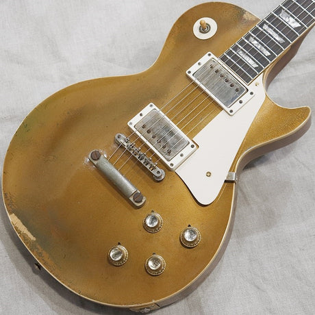 VINTAGE_Les_Paul_Standard_w_Crown_Inlay_'68_Goldtop_Conversion_02