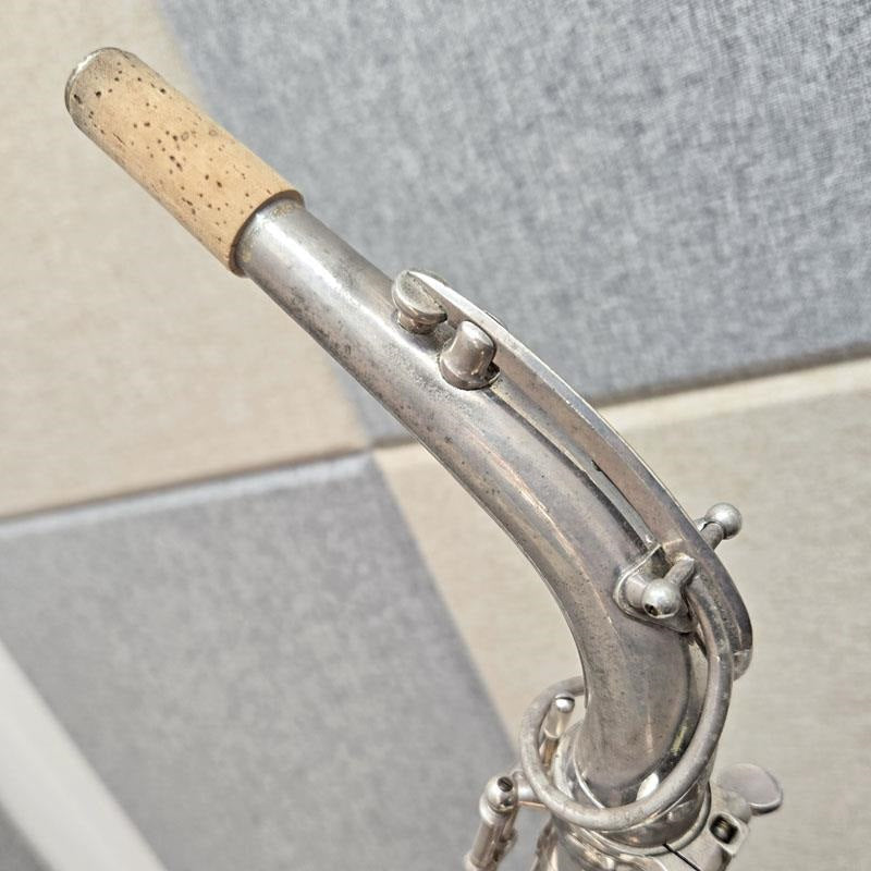 VINTAGE_[As_Is，_No_Warranty]_1942's_H__Selmer_(France)_Alto_Saxophone，_Balanced_Action_SP_(Replated)_#31xx3_[Best_Price_on_Sale]_02