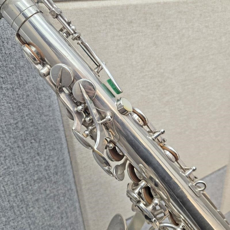 VINTAGE_[As_Is，_No_Warranty]_1942's_H__Selmer_(France)_Alto_Saxophone，_Balanced_Action_SP_(Replated)_#31xx3_[Best_Price_on_Sale]_08