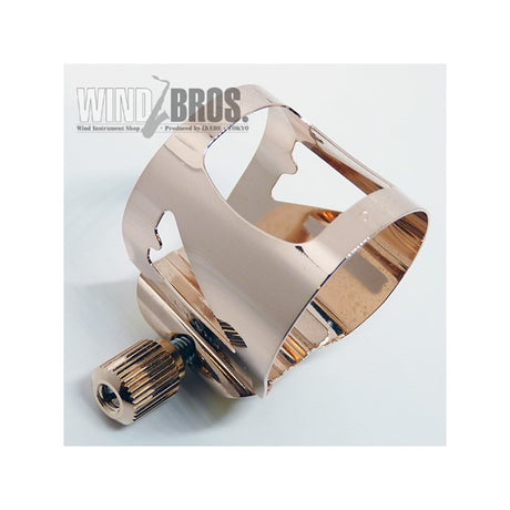 Vandoren_Optimum_Alto_Saxophone_Ligature，_Pink_Gold_Plated_Finish_[Autumn_Super_Sale]_01