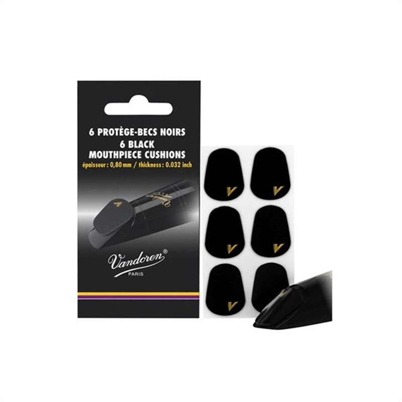 Vandoren_VMCX6+_Mouthpiece_Cushion_Patches_(6-Pack)_-_Thickness__0_80mm_(Black)_01