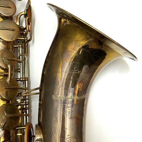 Vintage_Tenor_Saxophone_1951's_Buescher_400_Top_Hat_&_Cane_Relacquered_#351xx3_[Shipped_after_adjustment_&_setup]_[Free_key_balance_adjustment_for_5_years]_05