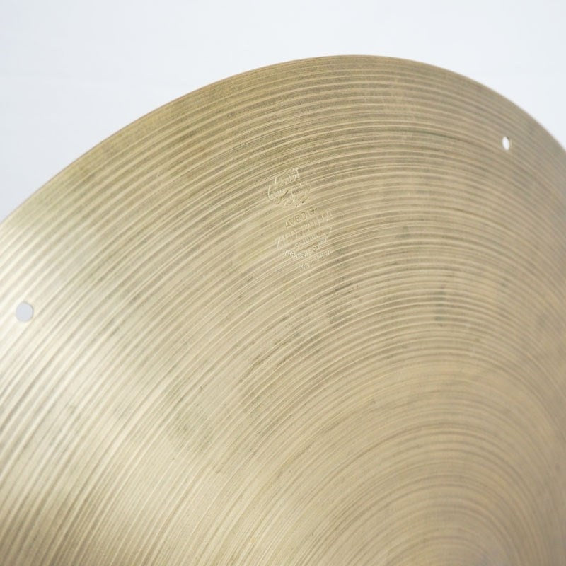[Vintage]_60s_A_Zildjian_Crash_18_[1546g]__Rivet_holes_included_04