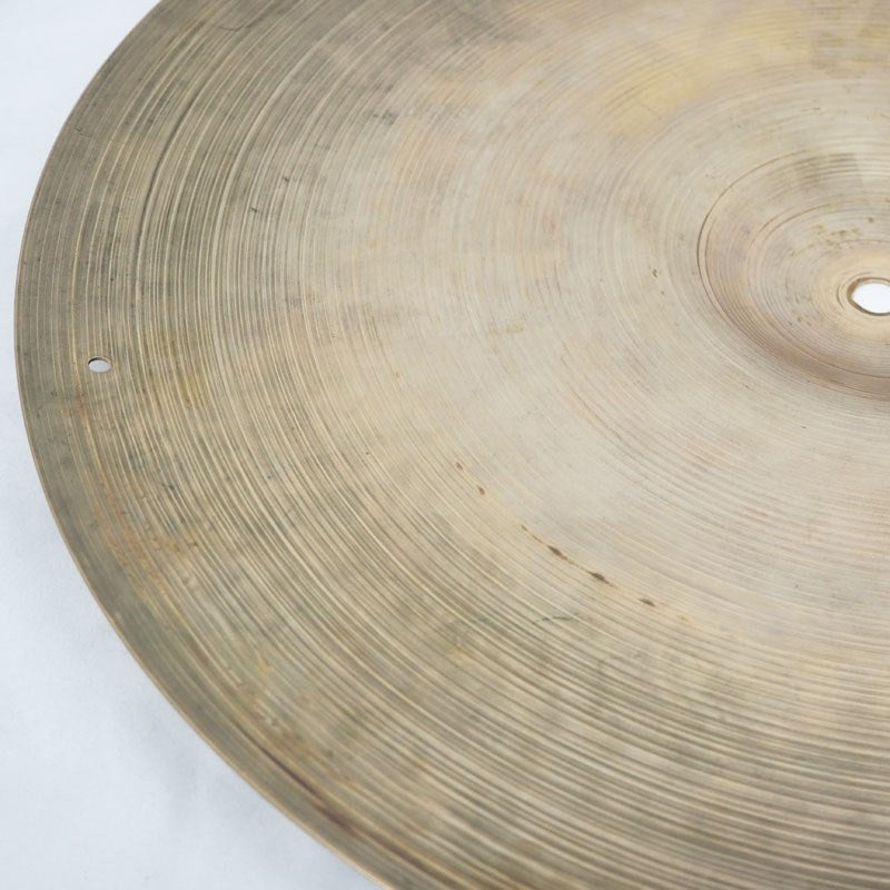 [Vintage]_60s_A_Zildjian_Crash_18_[1546g]__Rivet_holes_included_07