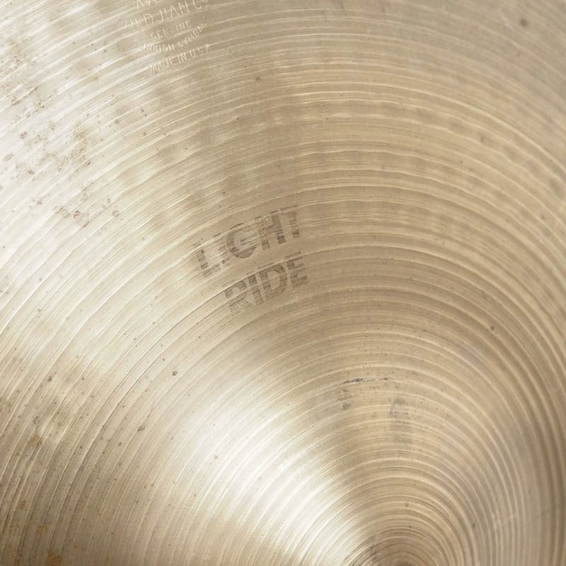 [Vintage]_70s_A_Zildjian_Light_Ride_18__[1590g___Rivet_Holes_Included]_05