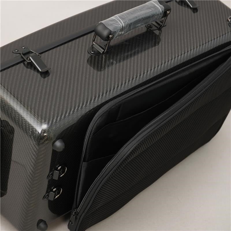 Wanjin Case / 3K Natural Carbon Series (Glossy Black / Black