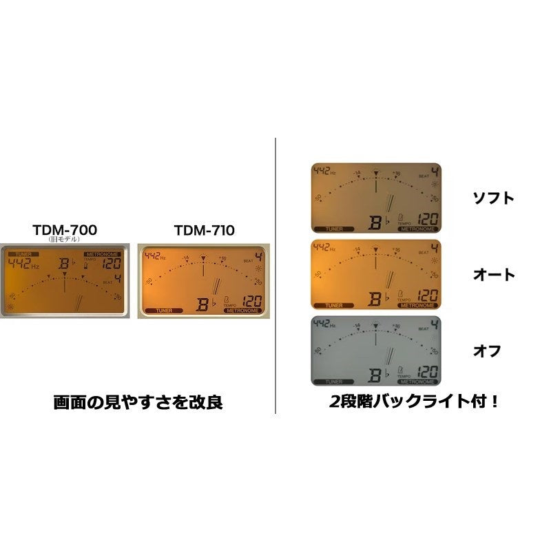 YAMAHA_TDM-710BLM_Tuner_&_Metronome_with_Microphone_3-Piece_Set_(TDM-710BLM_[TDM-710BL_&_TM-40IV]_MS-RKDX_VIVACE_MS-500)_[Best_Value_Set!]_04