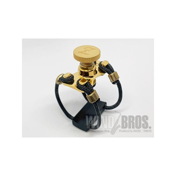 Zac_Ligature_for_Alto_Saxophone，_24K_Gold_Brass_Ebony_[ZL3216]_01