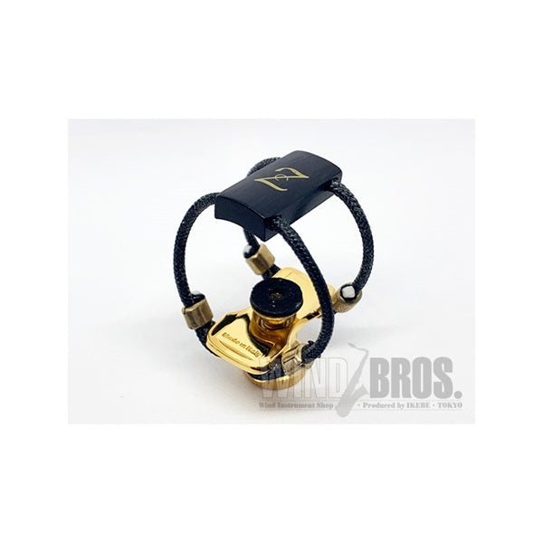 Zac_Ligature_for_Alto_Saxophone，_24K_Gold_Brass_Ebony_[ZL3216]_02